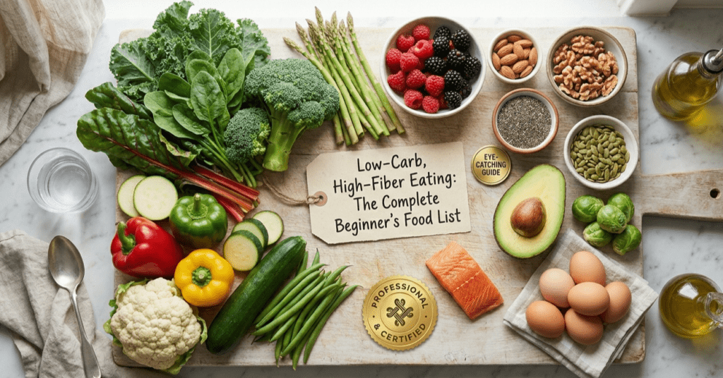 Low-Carb, High-Fiber Eating