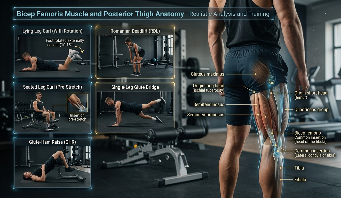 Bicep Femoris Muscle: The Best Trainer’s Complete Guide to Targeted Hamstring Development